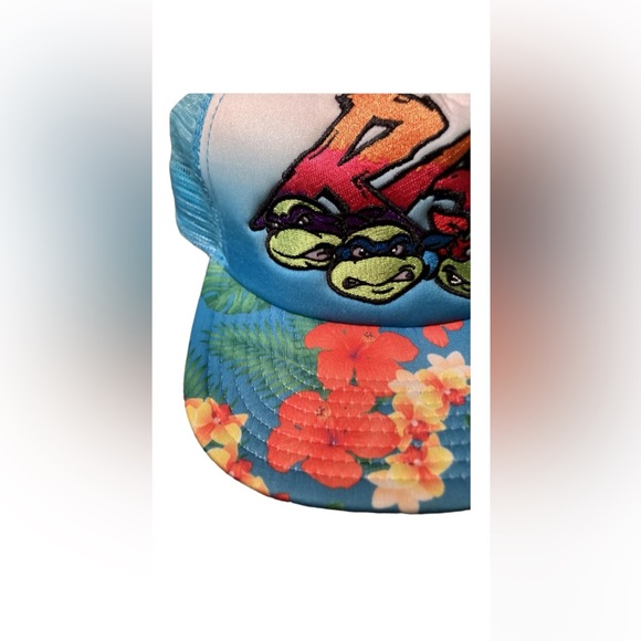 Nickelodeon TEENAGE MUTANT NINJA Turtles Rad Embroidered Trucker Hat TMNT - Picture 6 of 6